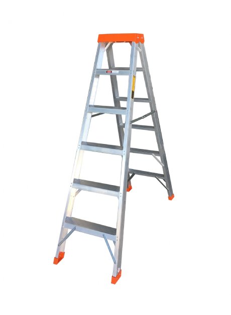 Aluminium Certified Double Sided Ladder – 6 Steps (CWDS-06)