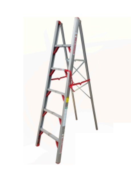 Aluminium Single Sided Folding Step Ladder 5 Steps (FDL-SAS05)