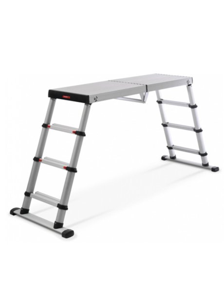 Aluminium Telescopic Work Platform Ladder 4 Steps (TWP-61209)