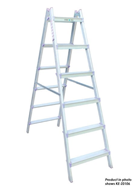 Aluminium E Double Sided Ladder – 5 Steps (KE-Z0105)