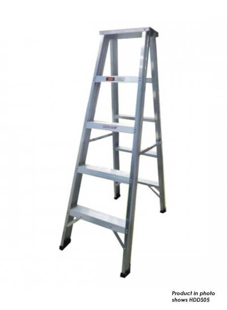 Aluminium Heavy Duty Double Sided Ladder – 6 Steps (HDDS06)