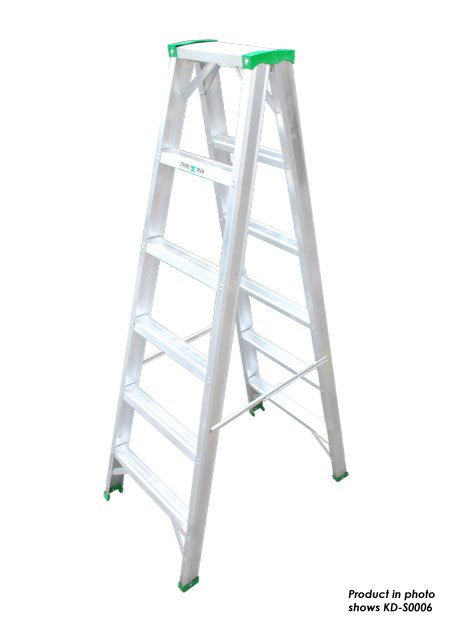 Aluminium Double Sided Ladder – 6 Steps (KD-S0006)