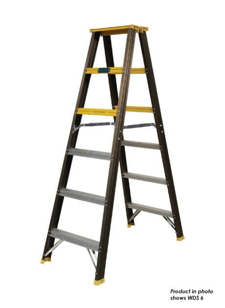 Aluminium Double Sided Ladder (Standard Used) 5 Steps (WDS 5)