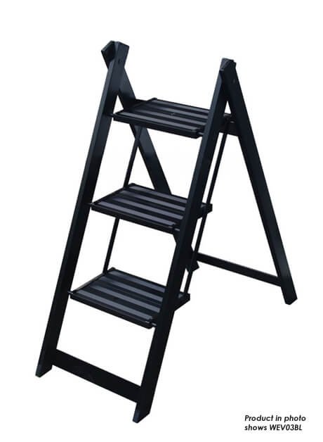 Aluminium Envy Step Stool (Black Powder Coated) – 2 Steps (WEV02BL)