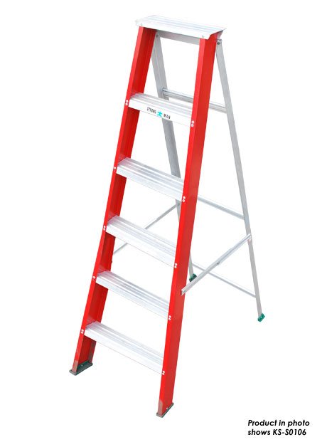 Aluminium Single Sided Ladder – 6 Steps (KS-S0106)