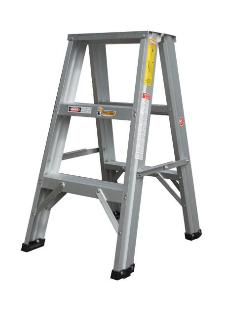 Aluminium Double Sided A Shape Step Stool Ladder 3 Steps (DSL03)