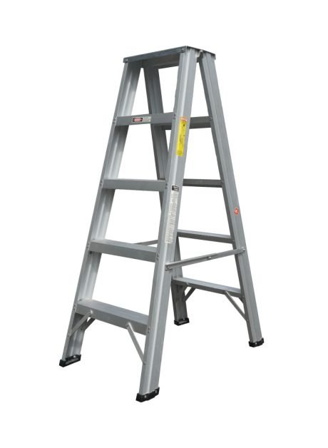 Aluminium Double Sided A Shape Ladder 5 Steps (DSL05)