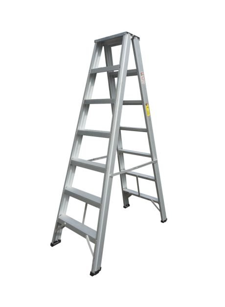 Aluminium Double Sided A Shape Ladder 7 Steps (DSL07)