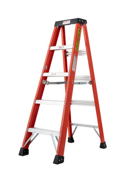 Fiberglass Single Sided A-Shape Ladder – 5 Steps (FG05)