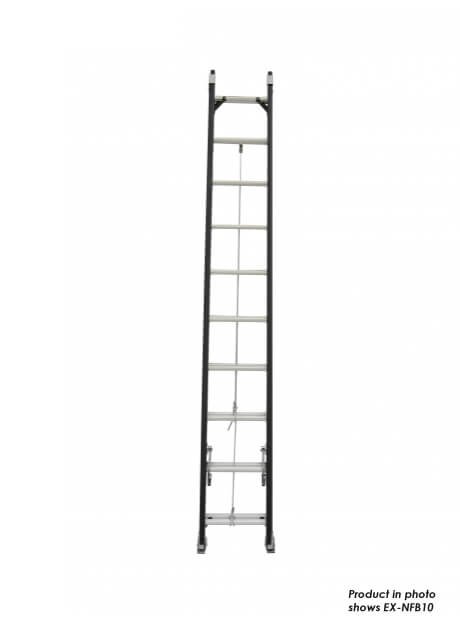 Fiberglass Extension Ladder 16 Rungs (EX-NFB08)