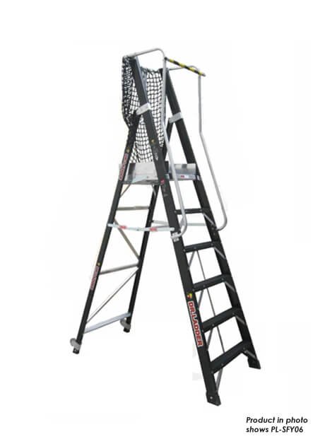 Fiberglass Platform Step Ladder 8 Steps (PL-SFY08)