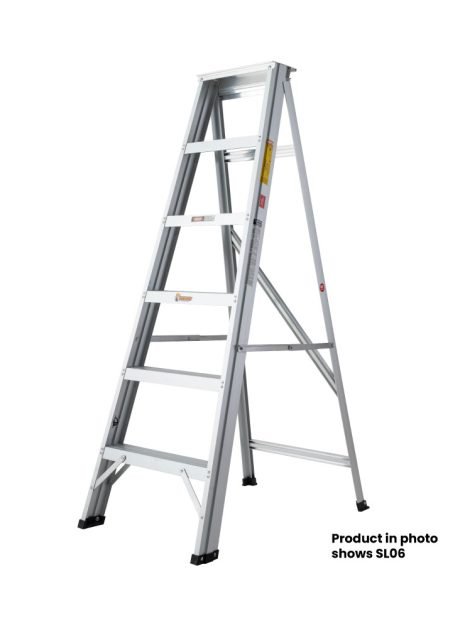 Aluminium Single Sided A Shape Ladder 12 Steps (SL12)