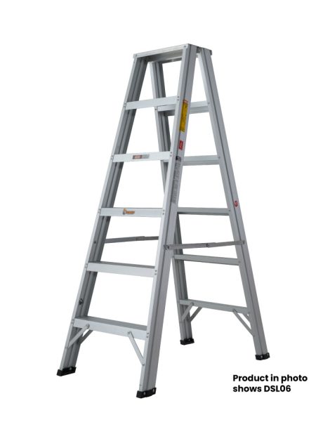 Aluminium Double Sided A Shape Ladder 22 Steps (DSL22)