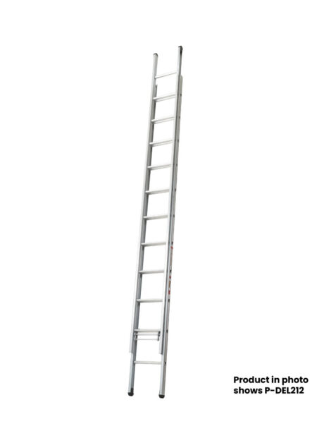 Aluminium Double Extension Ladder – 28 Rungs (P-DEL215)