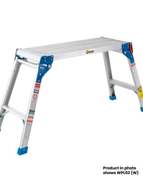 Aluminium Working Platform Ladder – 4 Steps (WPL04 (W))