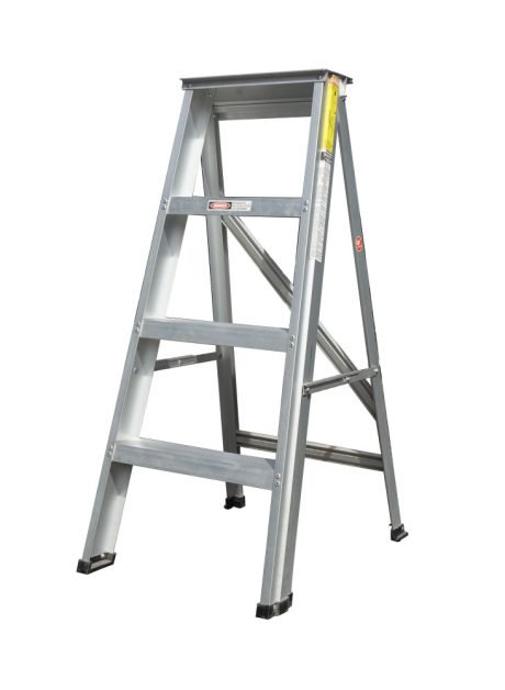 Aluminium Single Sided A Shape Ladder 4 Steps (SL04)