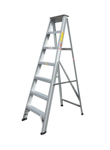 Aluminium Single Sided A Shape Ladder 7 Steps (SL07)