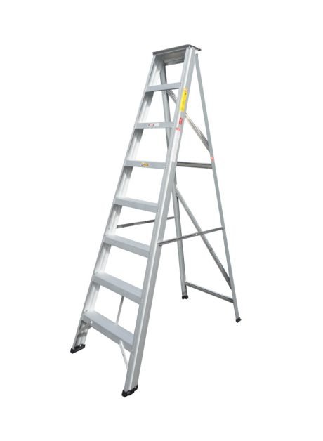 Aluminium Single Sided A Shape Ladder 8 Steps (SL08)